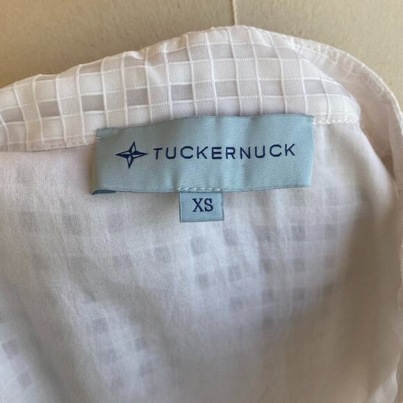 Tuckernuck Sleeveless Waffle Burnout White Shirt Dress sz XS - Picture 11 of 11